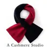 Venta al por mayor de fábrica 100% Cachemira Transfronterizo Otoño/Invierno Nuevo Doble Color Parche Grueso Polaina para el Cuello Protector de Cuello Protección contra el Frío Bufanda Perforada