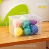 Caja de Almacenamiento para Juguetes de Dentición para Bebés, Caja Grande para Chupetes, Hongo Pequeño, Pelota Manhattan, Palito de Dentición, Cubierta Antipolvo