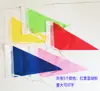 Não. 7 bandeirinhas coloridas triangulares, tecido grande para cintura, bandeirinha vermelha pequena, bandeira de layout, 20 outros papéis têxteis asiáticos de primavera impressos e tingidos