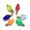 Color galvanizado Ming plástico tonto no brillará mini bombillas decoración festiva navideña accesorios pequeñas cuentas de lámpara