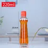 Óleo de Gergelim em Estoque Garrafa de Vidro com Tampa de Anel de Puxar para Selar, Garrafa de Vidro de Óleo de Mostarda à Prova de Vazamentos, Garrafa Espessa de Óleo de Peixe Golden Dragon