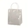 Bolsas Tote de PVC em Estoque Pronto do Fabricante, Bolsas Tote Transparentes, Sacos de Embalagem Plásticos, Sacolas de Compras, Bolsas de Mão de PVC, Sacolas de Presente