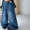 Conjunto de Primavera y Otoño 2026 Nuevo Estilo Coreano para Niñas: Camiseta Base de Cuello Alto para Niños Mayores Combinada con Jeans de Botones Laterales