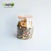 Botella de Pudín de 900ml Transparente de Plástico Tarro para Alimentos Lata para Repostería Tarro de Empaque Botella de Plástico Especial con Forma de Mascota Boca Ancha