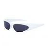 Gafas de Ciclismo Cortavientos Estilo Deportivo Europeo y Americano para Hombres y Mujeres Protección Solar Personalidad Gafas Y2K Milenio Gafas de Sol Gafas Transfronterizas