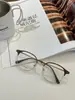Gafas de Titanio con Ceja Ali para Mujer, Modelo 52, Gafas de Armazón Pequeño para Hombre, Gafas de Medio Armazón Tendencia Xiaohongshu con Graduación Alta