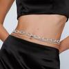 AliExpress Explosiva Cadena de Cintura de Pedrería Multicapa Geométrica Europea y Americana Sexy Cadena Corporal Accesorios para Mujer Chatelaine