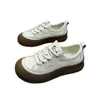 Lindas y Originales Zapatillas Casuales Versátiles Ligeras de Suela Blanda con Punta Grande, Estilo Nuevo Otoño 2025, Zapatos Individuales Retro para Mujer