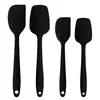 Raspador de Creme de Silicone para Assar Três Peças Alta Temperatura Resistente Cozinha Doméstica Colher de Mistura de Bolo em estoque Atacado