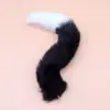 Tapón Anal Desmontable de Cola de Zorro Sm para Mujer, Cola de Perro Anal para Principiantes, Tamaño Pequeño