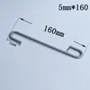 Gancho de Acero Inoxidable 304 Gancho Curvo en Forma de S Percha Cabeza Grande y Pequeña Personalización No Estándar Gancho Doble Curvo Ojo de Oveja