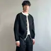 Cárdigan de Punto Casual Directo de Fábrica Estilo Perezoso Falso Dos Piezas Diseño de Bloques de Color Patchwork Cárdigan Otoño 2026 Nuevo Artículo