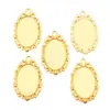 Acessórios para Joias DIY 30*20mm Diâmetro Interno Pedra do Tempo Oval Base de Liga Pingente Decorativo C69