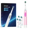 Escova de Dentes Elétrica Adulto Modelo a Pilha Seca À Prova d'Água DuPont Várias Cores Disponíveis Venda por Atacado de Fábrica Personalizado Comércio Exterior Mais Vendido