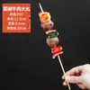 Modelo Barbacoa Alitas de Pollo Olla Caliente Brochetas de Barbacoa Comida Falsa Decoración Sensorial Decoración de Comida Atrezo Brochetas a la Parrilla