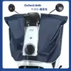 Capa de chuva frontal para patinete elétrico atualizada e ampliada, capa de chuva à prova d'água para painel de instrumentos de controle central do guidão de motocicleta
