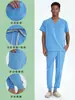 Fabricante de Origem Transfronteiriça Secagem Rápida Roupas de Lavar à Mão Elásticas Roupas Cirúrgicas para Homens e Mulheres Manga Longa e Curta Roupas de Cirurgia para Doutor