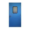Portas Herméticas Hospitalares Específicas à Prova de Poeira e para Salas Limpas de Laboratório com Janelas de Inspeção, Portas de Sala Limpa em Aço Colorido Personalizáveis
