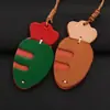 Nuevo Colgante de Bolsita de Zanahoria Creativa de Dibujos Animados para Niños, Decoración de Educación Temprana para Niños, Adorno para Llavero