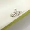 Anillo de Zirconia Gota de Perfume de Tulipán Anillo de Moda Anillo para Dedo Índice Joyería Personalizada Estilo Fresco Anillo de Tulipán