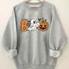 Tamanho Grande - Moletom com Estampa de Halloween Tamanho Grande - "Boo" g