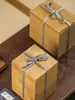 Caja de Regalo para Juego de Té Estilo Japonés, Caja de Embalaje para Tetera de Arcilla Púrpura, Caja para Tazas de Té, Caja de Madera de Paulownia, Jarrón de Porcelana, Caja de Porcelana Vacía, Personalizable