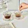 Conjunto de Xícaras de Chá Fair Cup de Vidro Preto Gelo Retrô Estilo Japonês Acessórios Domésticos para Chá Kung Fu Conjunto de Chá Divisor de Chá Xícara de Chá