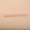Canudo de Silicone Transparente de Grau Alimentício Flexível Dobrável para Crianças e Estudantes