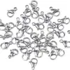 Conector de broche de langosta de acero inoxidable 304, accesorio hecho a mano para DIY, material semiacabado para joyería, broche de cierre para pulsera y collar