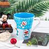 Vajilla infantil Dibujos animados creativa melamina con tapa taza infantil bebé taza recta imitación porcelana resistente a caídas asa taza de leche
