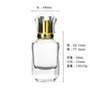 Frasco de spray de perfume baioneta frasco de perfume de vidro transparente 30/50/100ml frasco de perfume de spray dividido frasco nu