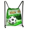 Bolsa de Bolsillo con Cordón de Fútbol Estilo Nuevo, Bolsa de Almacenamiento Casual de Gran Capacidad para Estudiantes, Mochila Grande para Exteriores Infantil al por Mayor