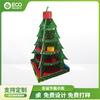 Fábrica de Origen Venta al por Mayor Personalizado Exhibidor para Bolsas de Regalo Navideñas Colgante Decorativo de Árbol de Navidad Estante de Papel para Regalos Pequeños