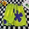 Nuevos Pantalones Cortos para Dormir de Patrick para Hombre Pantalones de Playa Traje Hawaiano Camisa Deportiva Casual Pantalones de Pijama