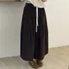 Pantalones de Pierna Ancha de Cintura Alta de Nuevo Estilo para Otoño e Invierno con Forro Polar, Sueltos y Adelgazantes, Versátiles, Favorecedores, Adecuados para Ir al Trabajo, con Cintura Elástica