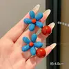 Pinza para el pelo azul de alta calidad con flequillo lateral sin costuras, pinza lateral para mujer, nuevo estilo 2026, accesorio para el pelo para peinar cabello corto