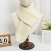 Bufanda de Punto Nuevo Estilo Otoño e Invierno, Hecha a Medida, Color Sólido, Suave y Acogedora, Moderna y Versátil para Parejas, Estilo Coreano Simple, Bufanda Cálida para el Cuello para Estudiantes
