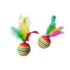 Tablero de Bádminton Arcoíris, Tablero de Entretenimiento de Bádminton, Cricket, Juguete para Mascotas para Molestar al Gato, Autoentretenimiento, Alivio del Aburrimiento, Pelota Rebotadora de Colores