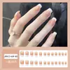Usando armadura hecha a mano personalizada estilo ins linda pieza de arte para uñas parche de uña postiza para niña venta al por mayor