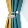 Cintas para Cortinas de Estilo Aleatorio Espiral Metálica Hoja de Sauce Pluma Hoja Perla Hebilla para Cortina Cintas Sin Perforación Venta al por Mayor