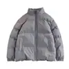 Jaqueta de Pão para Comércio Exterior Casal Casaco de Algodão Casaco de Algodão Casual Masculino Jaqueta Feminina Plus Size com Lã Espessada Versão de Inverno Transfronteiriço