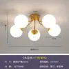 Lámpara de Techo Celebridad de Internet Frijol Mágico Nórdico Lámpara de Techo para Comedor Lámpara Simple de Bola de Cristal Lámparas Creativas Modernas de Tiktok