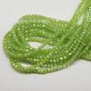 Cuentas de cristal de color AB plateado de 4 mm para joyería DIY accesorios de borla accesorios de ropa cuentas sueltas venta al por mayor directa