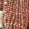 Piedra Roja Natural Cuentas Redondas Jaspe Rojo Cuentas Sueltas Accesorios de Joyería para Pulsera Hecha a Mano Cuentas Rojas Grandes Cuentas para Pulsera DIY