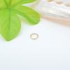 Accesorios de Joyería DIY Anillo Cerrado Bañado en Oro de 18K Cobre Aretes Pulsera Anillo Conector Conservación del Color Anillo de Cobre de Boca Plana Soldado
