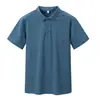 Nueva camisa polo antibacterial de 40 hilos, 220 gramos, Sorona 7A para hombre, ropa de trabajo de alta gama con bordado de logotipo personalizado