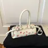 Bolsa de Mão Feminina Texturizada de Nicho Moda Estilo Coreano Novo Modelo 2026 Bolsa Bowling de Alto Valor Bolsa de Ombro Sob o Braço