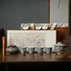Regalo cultural y creativo estilo chino juego de té evento de aniversario de empresa regalos prácticos recuerdos de negocios de alta gama con impresión de logotipo disponible