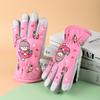 Luvas Infantis para Outono e Inverno, Uso Externo, Resistentes à Água, à Prova de Vento, Espessas, Forradas com Lã, Resistentes ao Frio, Adequadas para Meninos e Meninas, para Ciclismo e Esqui