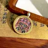 Thangka Pintado à Mão Puro de Hotong, Nepal, Xizang, Zaki Lam, Retrato Thangka de Núcleo de Cartão 3,5